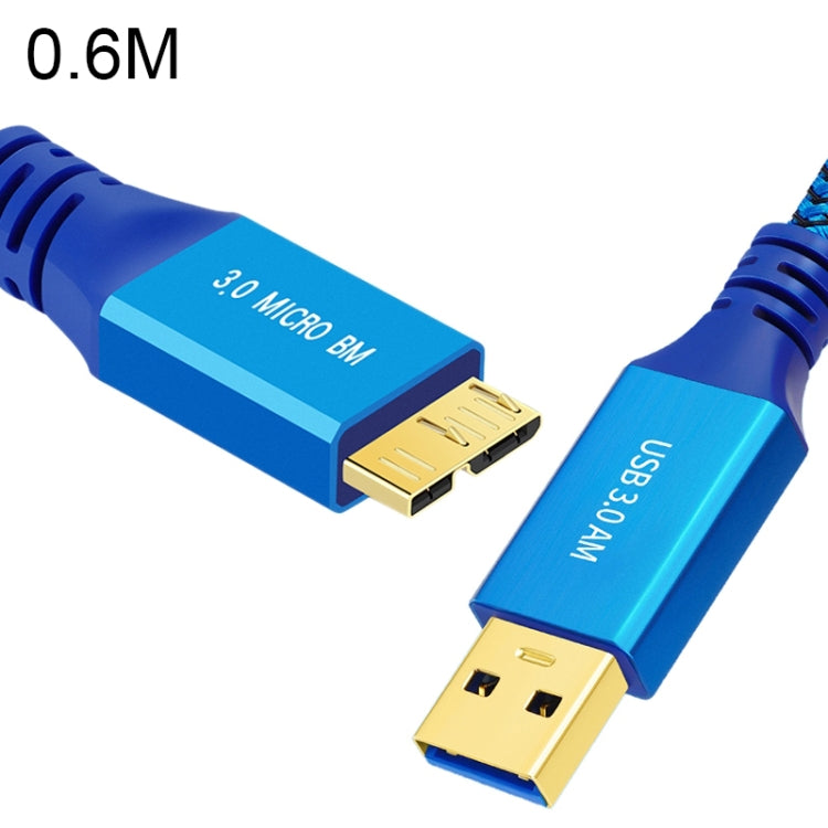 USB 3.0 Male To Micro USB 3.0 Male Braided Cable — view 9