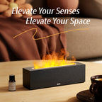 ROCK RAM0036 Large Mist Volume Flame Aromatherapy Humidifier — view 3