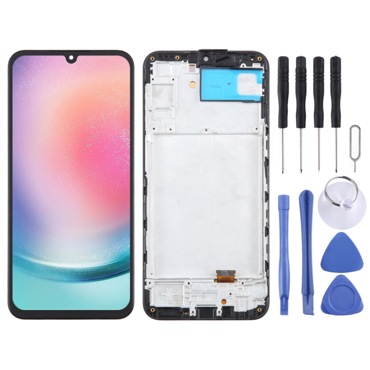 OLED LCD Screen Digitizer Full Assembly with Frame — view 11