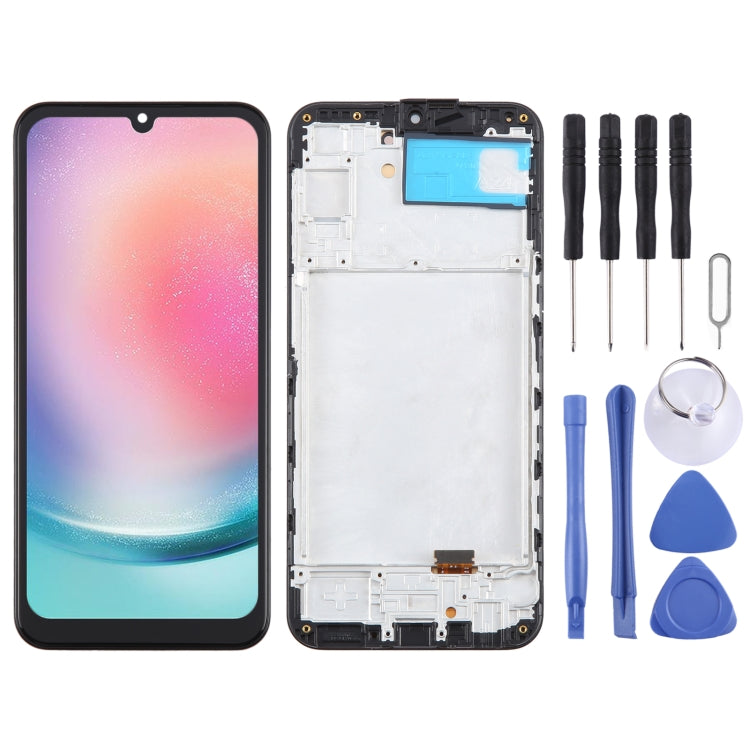 OLED LCD Screen Digitizer Full Assembly with Frame — view 12