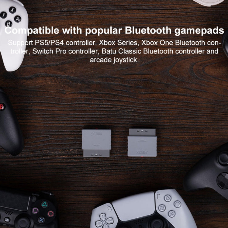 8Bitdo 83KA Wireless Bluetooth Receiver, For PS — For PS