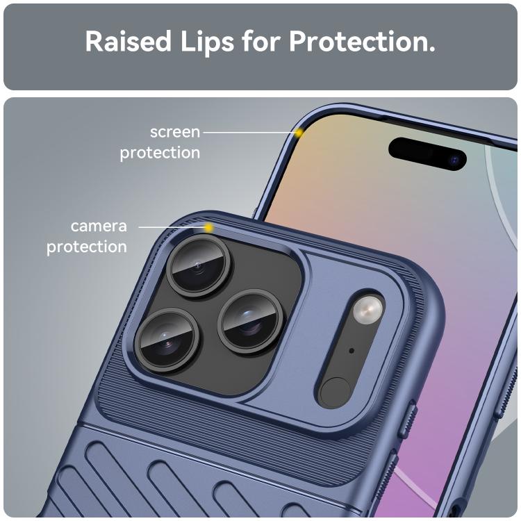Thunderbolt Shockproof Soft TPU Phone Case — For iPhone 17 Pro
