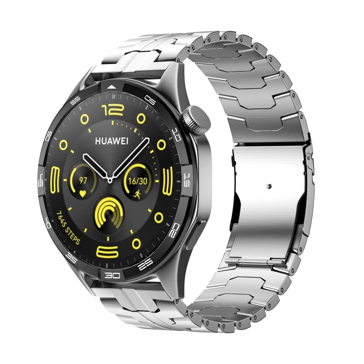 Dual Safety Buckle Turtle Buckle Stainless Steel Watch Band