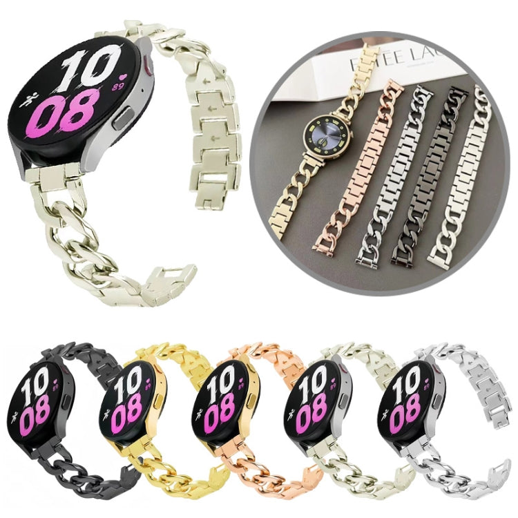 Denim Chain Metal Watch Band