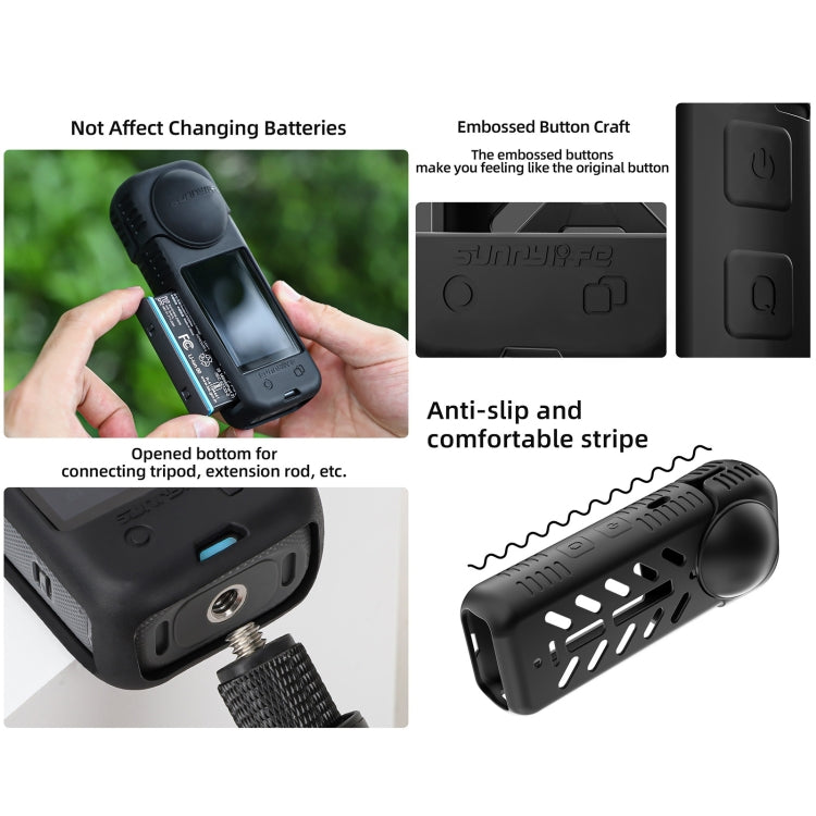 For Insta360 X4 / X5 Sunnylife Silicone Shockproof Case — view 13