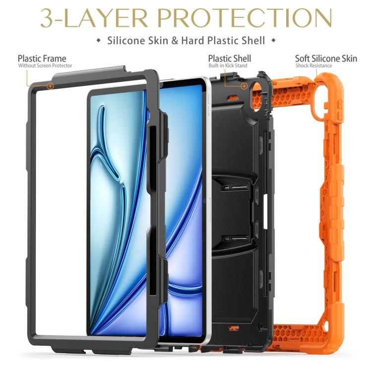 Silicone Hydric PC Tablet Case with Shoulder Strap & Holder