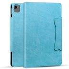 Cat Buckle Leather Smart Tablet Case