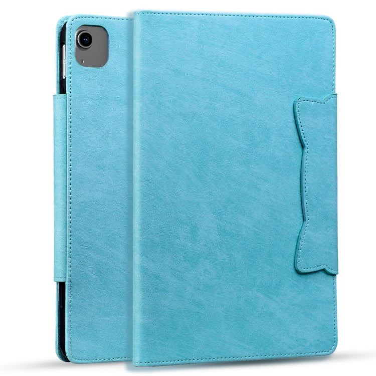 Cat Buckle Leather Smart Tablet Case