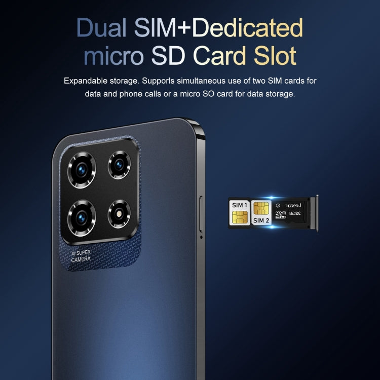 SDT86 / Note30 Pro, 6.3 inch Screen, Face Identification, Android 10.0 MTK6737 Quad Core, Network: 4G, Dual SIM