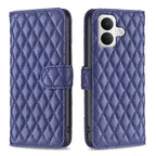 Diamond Lattice Wallet Flip Leather Phone Case