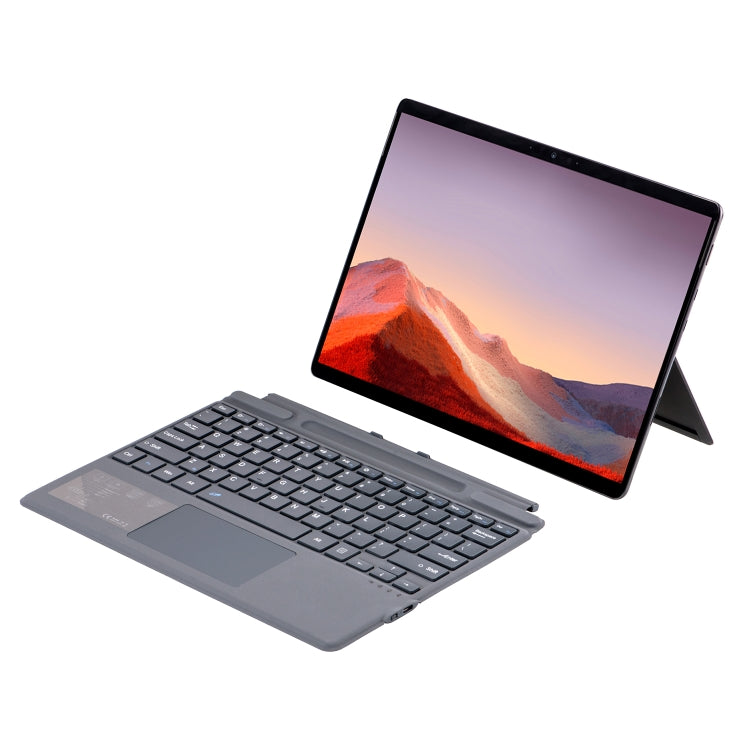 2089A Wireless Bluetooth Keyboard Leather Case with Touchpad