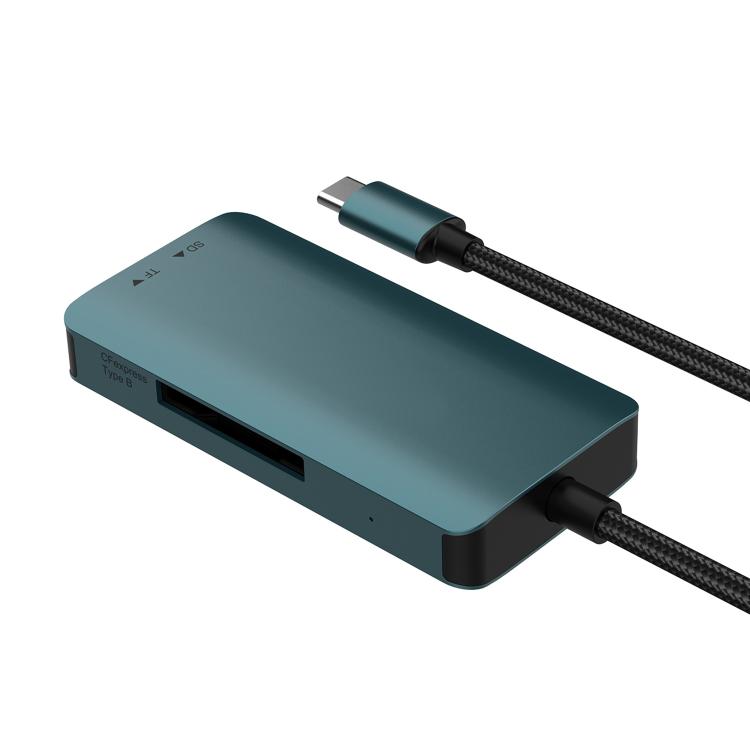Onten C11 3 in 1 USB-C / Type-C to CFepress Type-B & SD & TF Card Reader