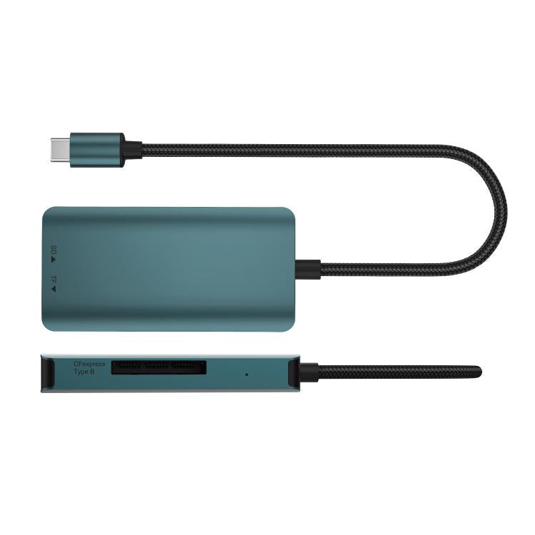 Onten C11 3 in 1 USB-C / Type-C to CFepress Type-B & SD & TF Card Reader