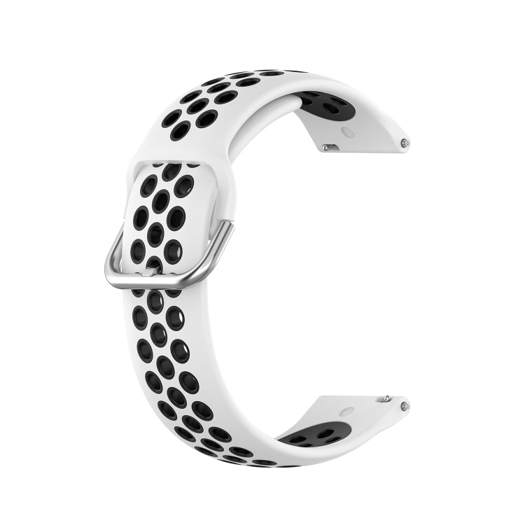 Silicone Sports Two-tone Strap, Size: Free Size 20mm, For Galaxy Watch 3 41mm