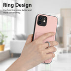 R20 Crossbody Rope Ring Card Holder Phone Case — For iPhone 12 mini