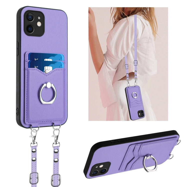 R20 Crossbody Rope Ring Card Holder Phone Case — view 24