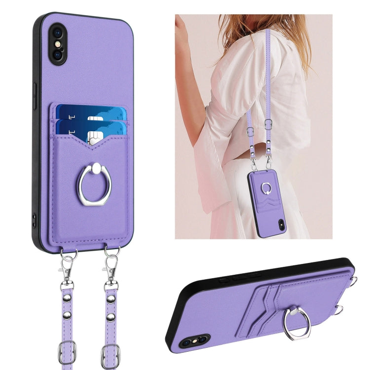 R20 Crossbody Rope Ring Card Holder Phone Case — view 36