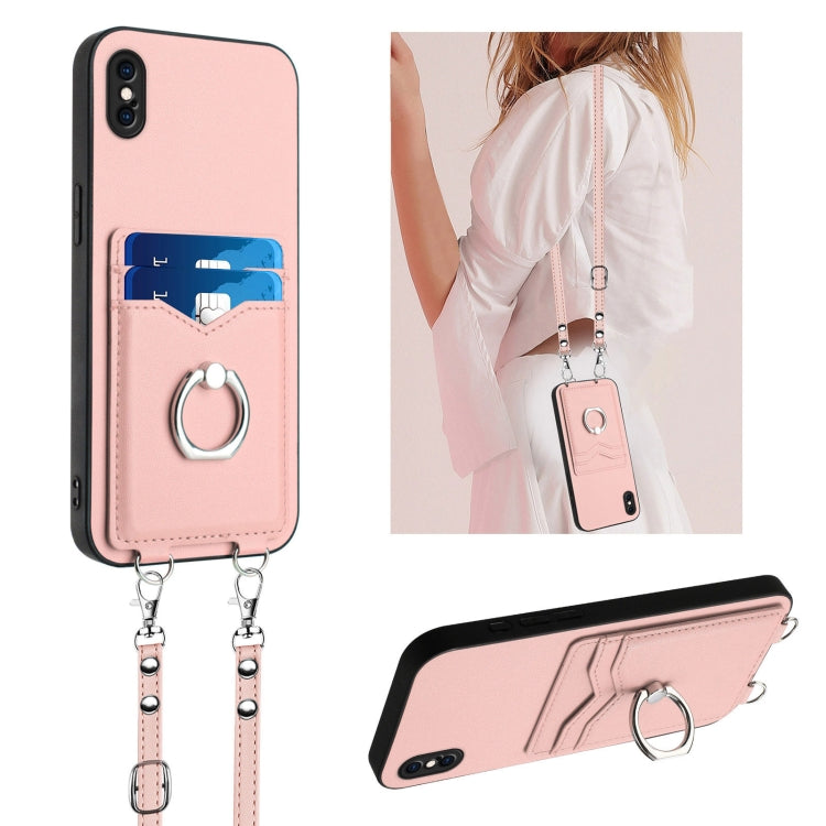 R20 Crossbody Rope Ring Card Holder Phone Case — view 43