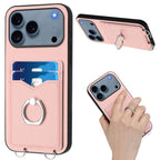 R20 Crossbody Rope Ring Card Holder Phone Case — For iPhone 18 Pro Max / 17 Pro Max