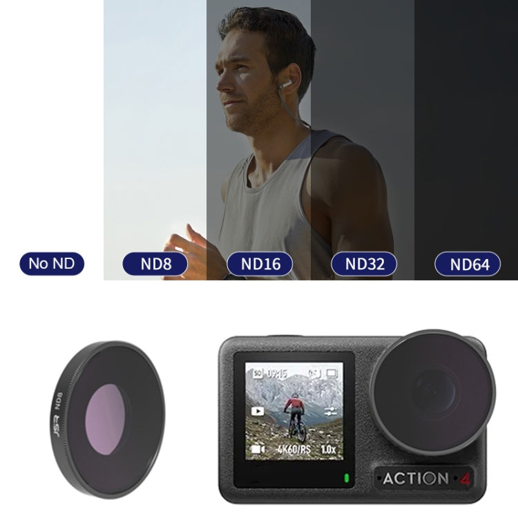 For DJI Osmo Action 4 JUNESTAR Threaded Camera Lens Filter — CPL