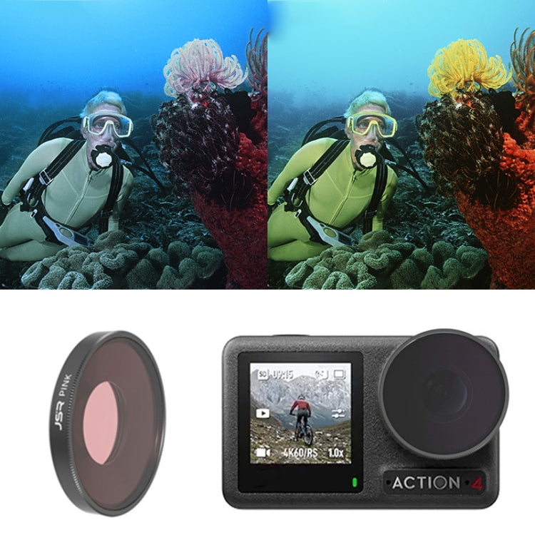 For DJI Osmo Action 4 JUNESTAR Threaded Camera Lens Filter — Macro 15X