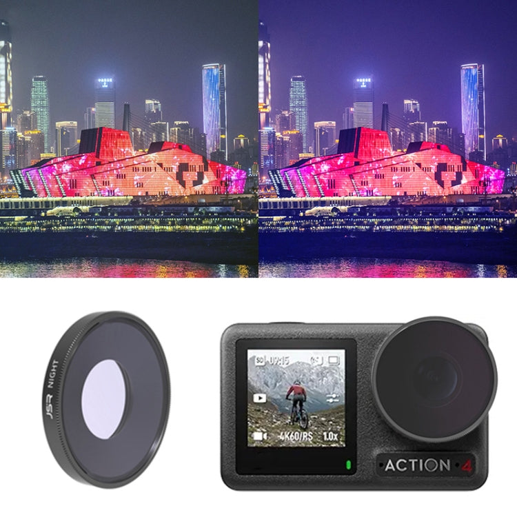 For DJI Osmo Action 4 JUNESTAR Threaded Camera Lens Filter — ND64PL