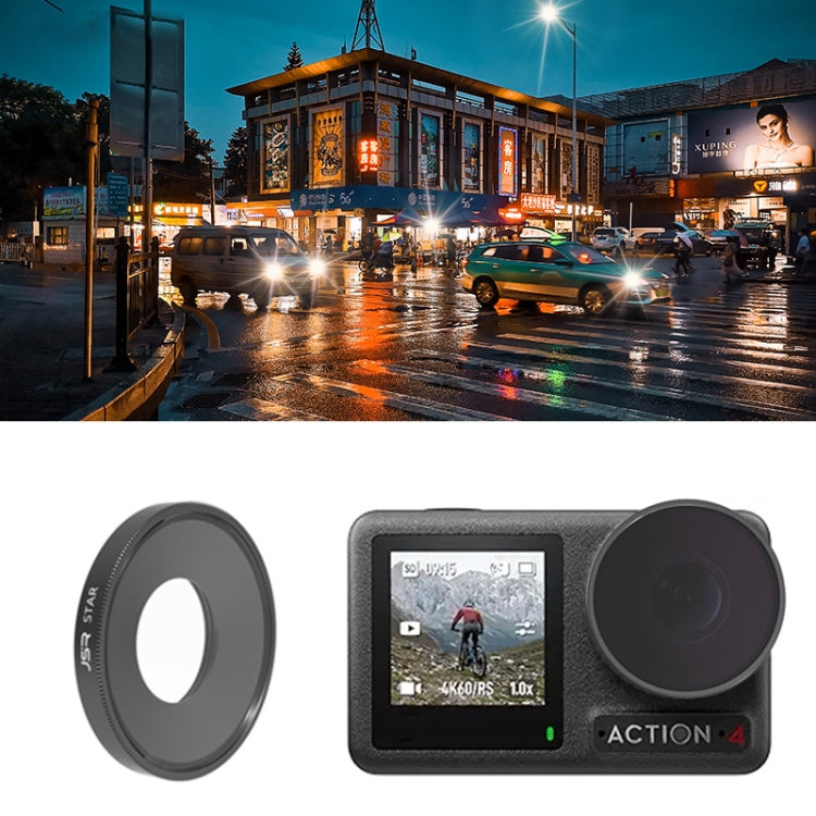 For DJI Osmo Action 4 JUNESTAR Threaded Camera Lens Filter — NIGHT