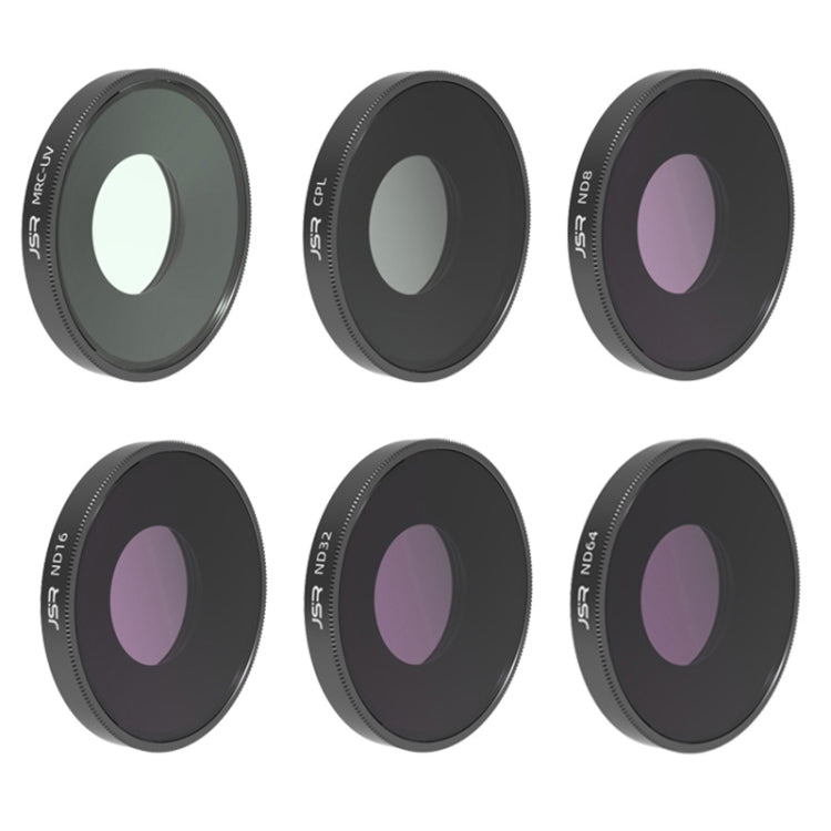 For DJI Osmo Action 4 JUNESTAR Threaded Camera Lens Filter — 4 in 1 ND8-64PL