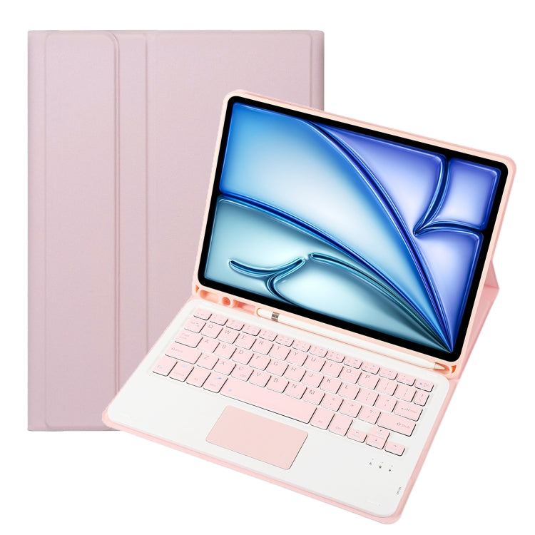 A098B-A Detachable Ultra-Thin Bluetooth Touch Keyboard Leather Tablet Case with Pen Slot