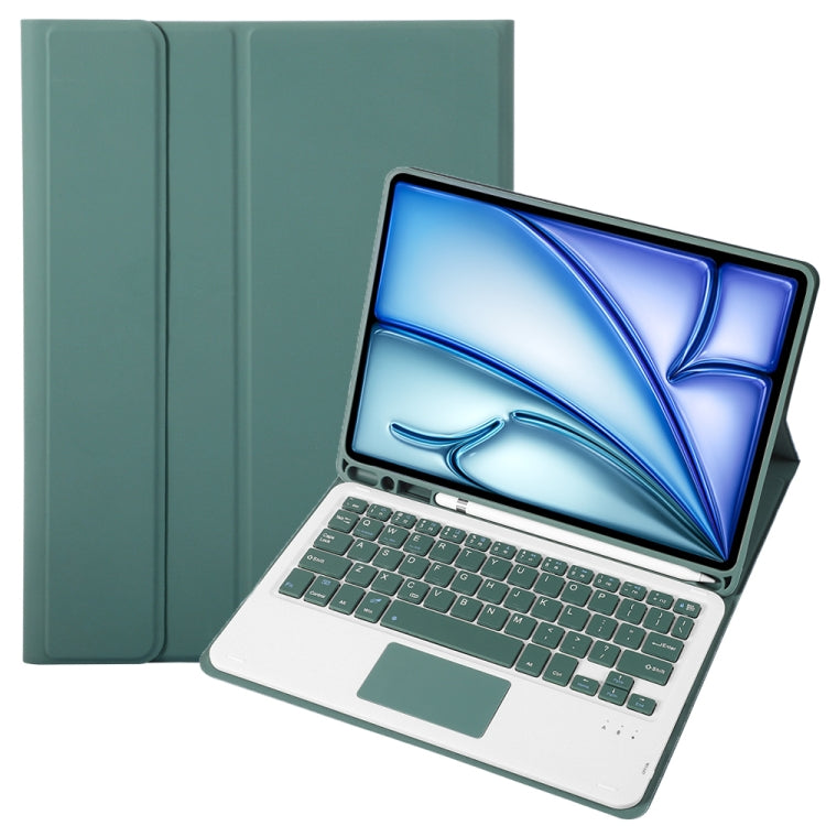 A098B-A Detachable Ultra-Thin Bluetooth Touch Keyboard Leather Tablet Case with Pen Slot