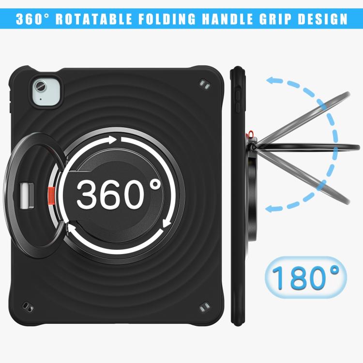 Rotation Handle Holder Silicone Hybrid PC Tablet Case