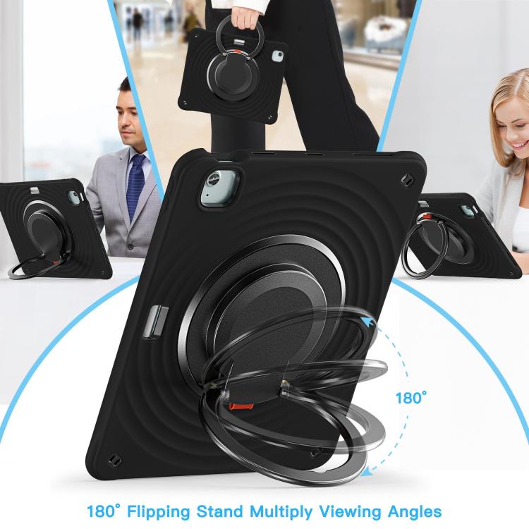 Rotation Handle Holder Silicone Hybrid PC Tablet Case