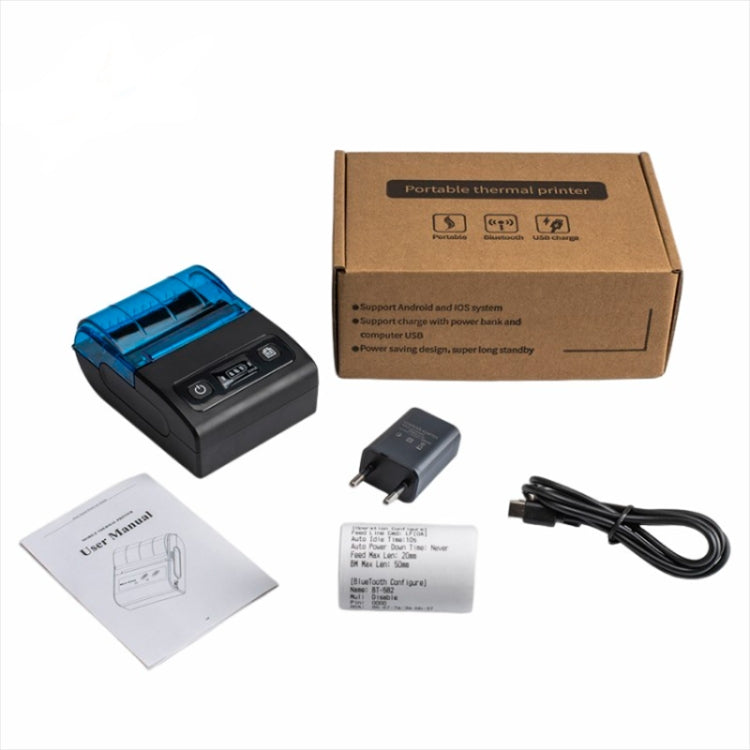 BT-582 58mm Type-C + Bluetooth Portable Thermal Printer — view 5