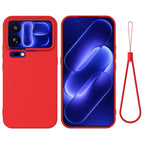 Solid Color Liquid Silicone Dropproof Full Coverage Phone Case