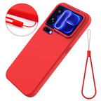 Solid Color Liquid Silicone Dropproof Full Coverage Phone Case