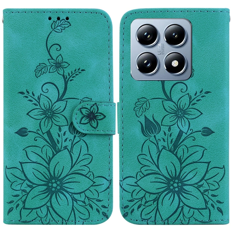 Lily Embossed Leather Phone Case