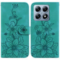 Lily Embossed Leather Phone Case