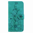 Lily Embossed Leather Phone Case