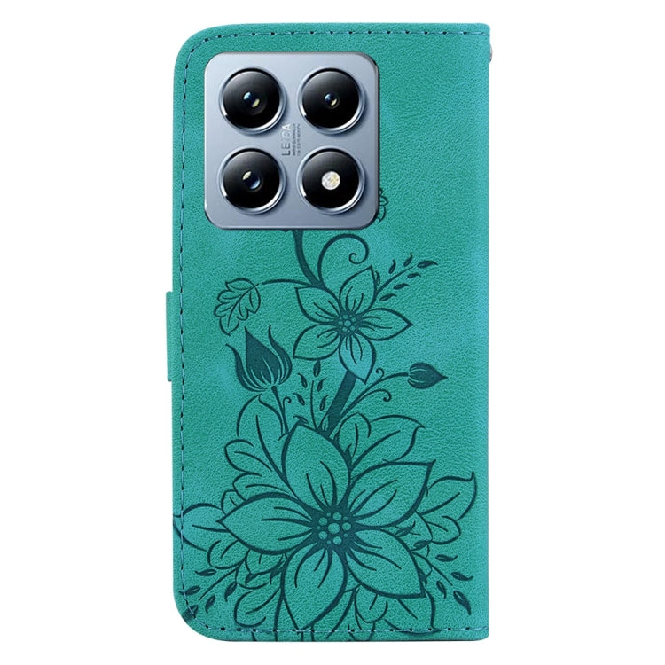 Lily Embossed Leather Phone Case