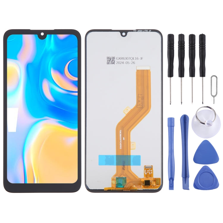 OEM LCD Screen with Digitizer Full Assembly — For itel A60