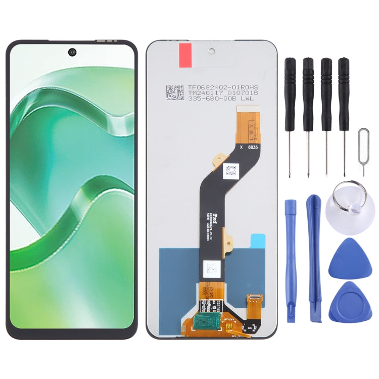 OEM LCD Screen with Digitizer Full Assembly — For itel P55+