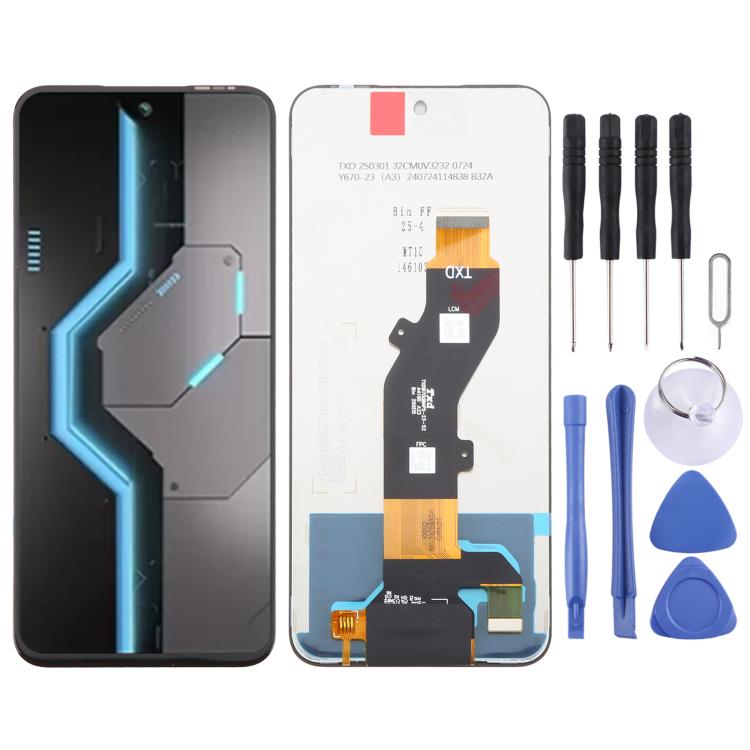 OEM LCD Screen with Digitizer Full Assembly — For itel RS4