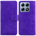 Skin Feel Pure Color Flip Leather Phone Case