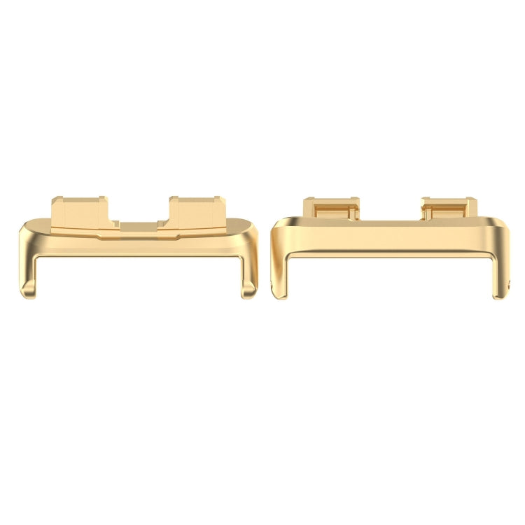 1 Pair Stainless Steel Metal Watch Band Connector — Black