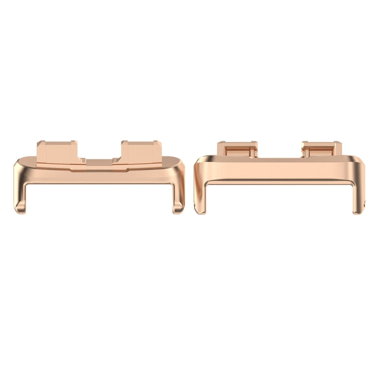 1 Pair Stainless Steel Metal Watch Band Connector — Gold