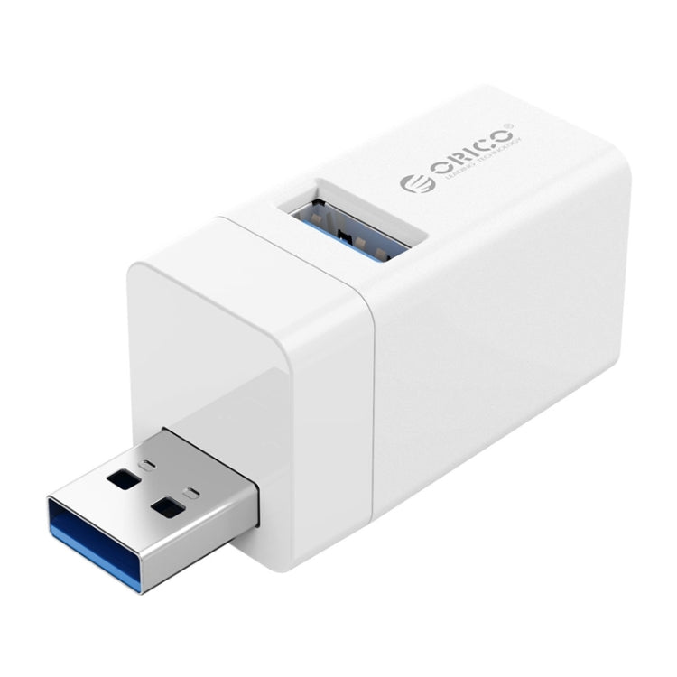 ORICO MINI-U32 3 in 1 USB Interface ABS Plastic Mini HUB Adapter — Black