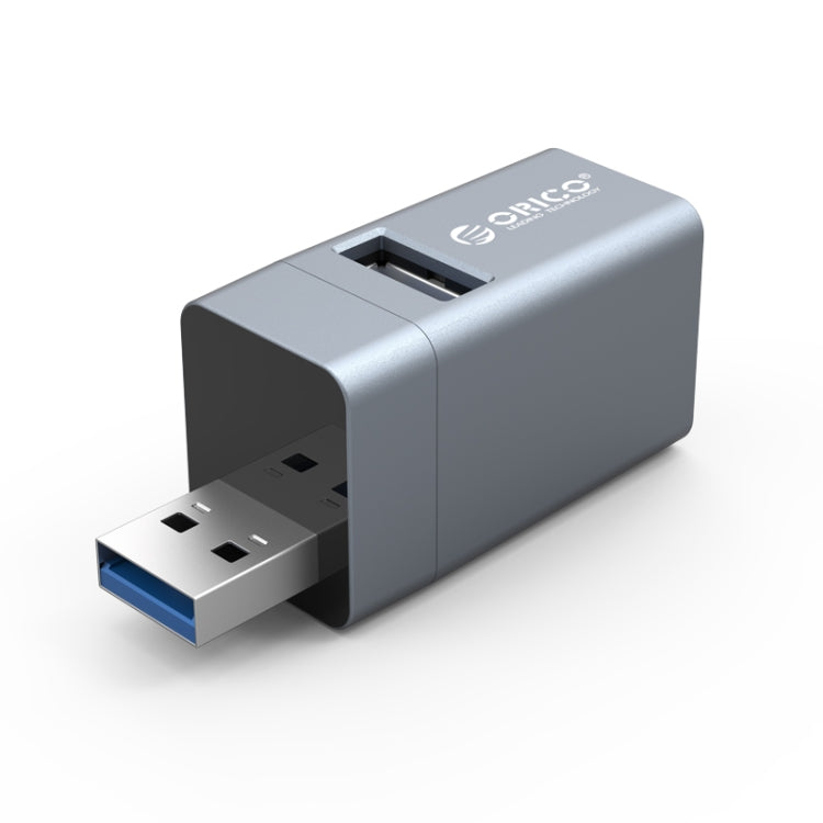 ORICO MINI-U32L 3 in 1 USB Aluminum Alloy Mini HUB Adapter — Black