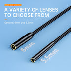AN112 2 in 1 USB-C / Type-C + 8 Pin Interface 8mm HD Industry Endoscope