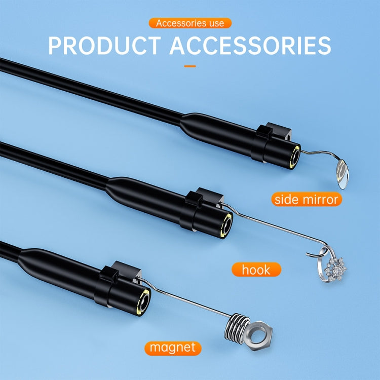 AN112 2 in 1 USB-C / Type-C + 8 Pin Interface 8mm HD Industry Endoscope