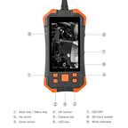 T20 4.3 inch IPS Screen 7.9mm Triple Camera IP67 Waterproof Hard Cable Digital Endoscope
